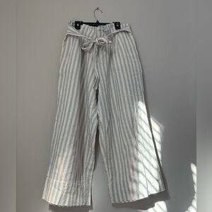 Madewell Paper Bag Style Wide Leg Pant, Size L